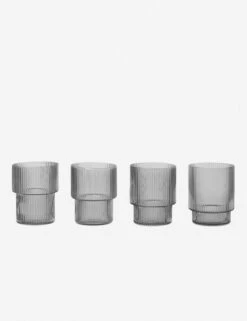 Ripple Glasses (Set Of 4) By Ferm Living 7 Ripple Glasses (Set Of 4) By Ferm Living -MIUBOW Furniture Shop 100127 112