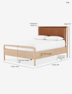 Tierney Leather Bed -MIUBOW Furniture Shop 108480 003 prm 1 king