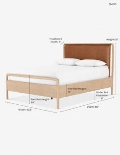 Tierney Leather Bed -MIUBOW Furniture Shop 108480 003 prm 1 queen