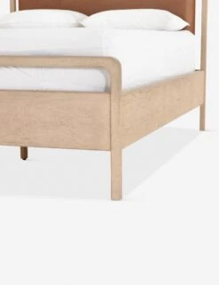 Tierney Leather Bed -MIUBOW Furniture Shop 108480 004 det 1