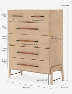 Avalon Tall 6-Drawer Dresser -MIUBOW Furniture Shop 108708 002 prm 1 ver 2 2fb32487 870d 4a9c 950a b20f42ad0619