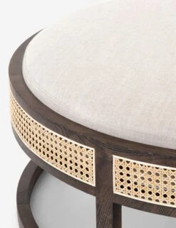 Lindsay Round Ottoman 8 Lindsay Round Ottoman -MIUBOW Furniture Shop 109115 005 det 3