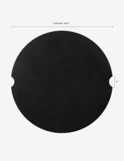 Benno Fire Bowl Lid -MIUBOW Furniture Shop 137 BK Eldora Round 42 Metal Lid DIMS