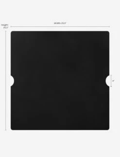 Auberon Fire Table Lid 14 Auberon Fire Table Lid -MIUBOW Furniture Shop 138 BK Estes Square Metal Lid Dimscopy