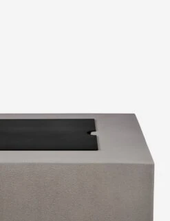 Auberon Fire Table Lid 18 Auberon Fire Table Lid -MIUBOW Furniture Shop 139 BK Estes Rectangle Metal Lid Detail