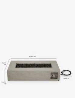 Magnus Fire Table -MIUBOW Furniture Shop 1590LP FLNT DIMS