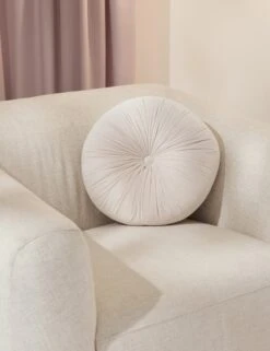 Monroe Velvet Round Pillow 28 Monroe Velvet Round Pillow -MIUBOW Furniture Shop 20210120 soft deco product lifestyle1515 site crop 142bd813 08de 4cd3 9bf3 b6c2deea54d9