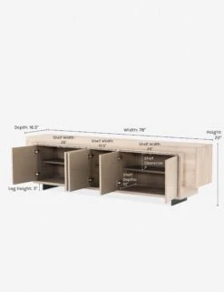 Palermo Media Console -MIUBOW Furniture Shop 223626 001 opn 1 1