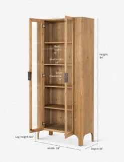 Andrade Curio Cabinet -MIUBOW Furniture Shop 224974 001 opn 1 1