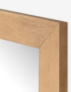 Larkin Burl Wood Floor Mirror -MIUBOW Furniture Shop 225678 002 DET 1