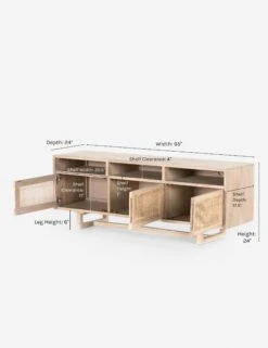 Margot Media Console -MIUBOW Furniture Shop 226484 001 opn 1 1