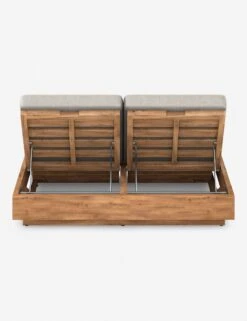 Minnette Indoor / Outdoor Double Chaise -MIUBOW Furniture Shop 227877 005 BCK 1