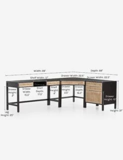 Margot Modular Desk With Filing Cabinet -MIUBOW Furniture Shop 230207 002 prm 1 1