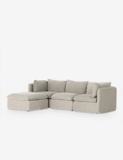 Costello Slipcover Sofa With Ottoman -MIUBOW Furniture Shop 235827 009 PRM 1