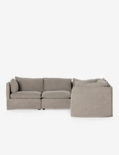 Costello Slipcover Corner Sectional Sofa -MIUBOW Furniture Shop 235828 009 FRT 1