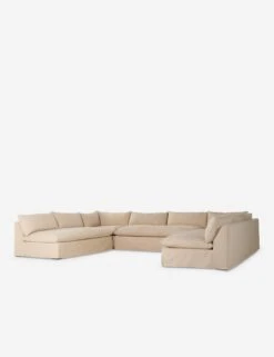 Decima 5-Piece Slipcover Sectional Sofa -MIUBOW Furniture Shop 237691 001 PRM 2