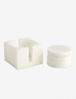Ofeliah Alabaster Coasters (Set Of 8) -MIUBOW Furniture Shop 3.31664 3