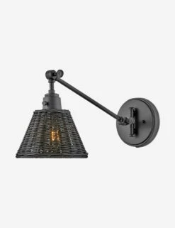 Lennon Plug-In Task Sconce -MIUBOW Furniture Shop 3690bk bkt