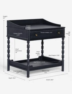 Topia Nightstand By Ginny Macdonald -MIUBOW Furniture Shop 5 TopiaSideTable Black17012