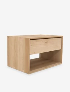 Lark Low Nightstand -MIUBOW Furniture Shop 51175 nordic bedside table oak 2 2