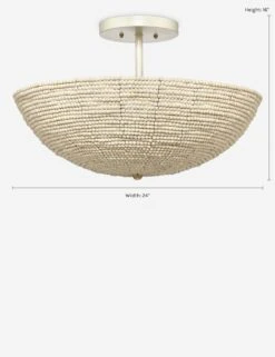 Essie Semi-Flush Mount Light -MIUBOW Furniture Shop 5TSUN FMNA 2 Product