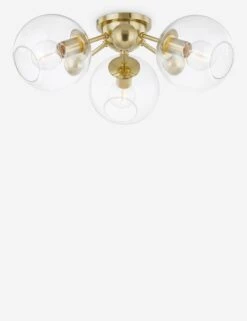 Crystal Semi-Flush Mount Light -MIUBOW Furniture Shop 8025 agb