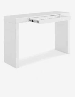 Daisi Narrow Desk -MIUBOW Furniture Shop 90346WHT 04 1