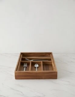 Acacia Expandable Drawer Insert By NEAT Method -MIUBOW Furniture Shop ACACIAExpandableDRAWERINSERT Flatware 15264