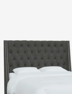 Admina Headboard -MIUBOW Furniture Shop AdminaHeadboard CharcoalLinen 120NB SVZMCHR
