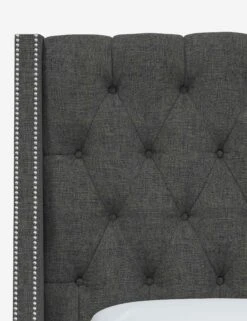 Admina Headboard -MIUBOW Furniture Shop AdminaHeadboard CharcoalLinen 120NB SVZMCHR 3