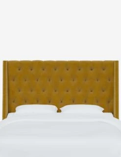 Admina Headboard -MIUBOW Furniture Shop AdminaHeadboard CitronellaVelvet 120NB SVMNCCTRNLL 1