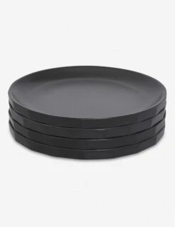 Alfresco Bamboo Salad Plates (Set Of 4) -MIUBOW Furniture Shop AlfrescoBambooSaladPlate Black 0070