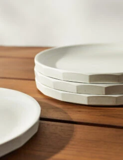 Alfresco Bamboo Salad Plates (Set Of 4) -MIUBOW Furniture Shop AlfrescoBambooSaladPlates beige Setof4 3850