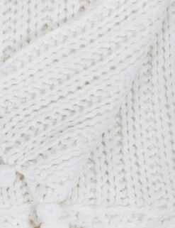 Anacapa Oversized Throw By Pom Pom At Home -MIUBOW Furniture Shop AnacapaWhitecopy swatch