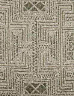 Azra Indoor / Outdoor Pillow By Sunbrella For Lulu And Georgia -MIUBOW Furniture Shop AzraOutdoorLumbarPillow CadetGreen A0655705B 1538 swatch