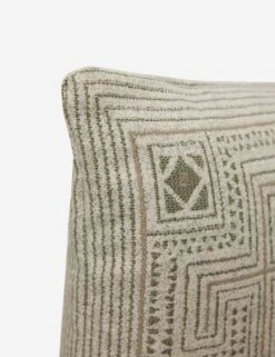 Azra Indoor / Outdoor Pillow By Sunbrella For Lulu And Georgia -MIUBOW Furniture Shop AzraOutdoorPillow CadetGreen A0655706B 1464