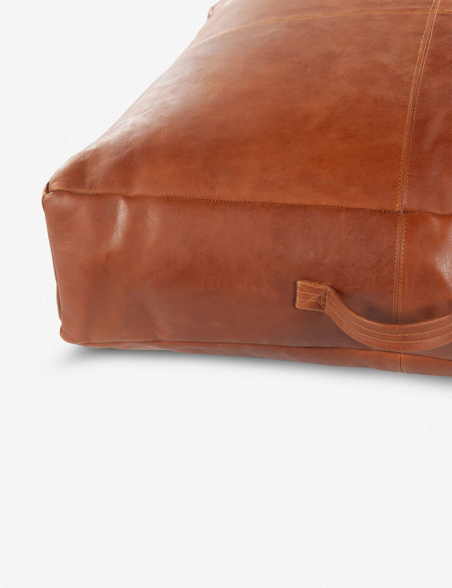 Carlson Leather Floor Pillow 3 Carlson Leather Floor Pillow - Image 3