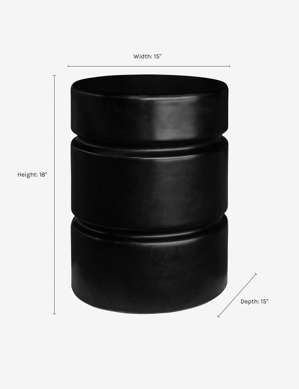 Marke Indoor / Outdoor Round Side Table 6 Marke Indoor / Outdoor Round Side Table - Image 6