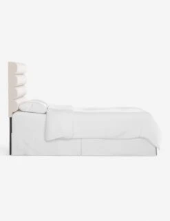 Bailee Headboard -MIUBOW Furniture Shop BaileeHeadboard SnowVelvet CHB0150TTNSNW 2