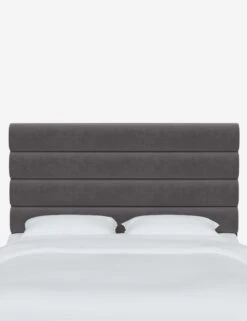 Bailee Headboard -MIUBOW Furniture Shop BaileeHeadboard SteelVelvet CHB0150TTNSTL 1
