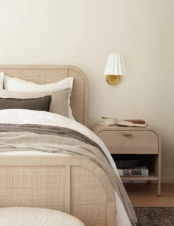 Matthews Sconce -MIUBOW Furniture Shop BedroomI 0636 FlutedLighting Brass