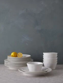 Beja Dinnnerware 18-Piece Set By Costa Nova -MIUBOW Furniture Shop BejaDinnnerware18 PieceSetbyCostaNova Cream 15675