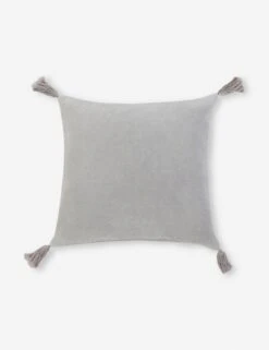 Bianca Velvet Pillow By Pom Pom At Home -MIUBOW Furniture Shop Biancagrey20copy