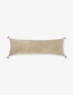 Bianca Velvet Pillow By Pom Pom At Home -MIUBOW Furniture Shop Biancanaturallong