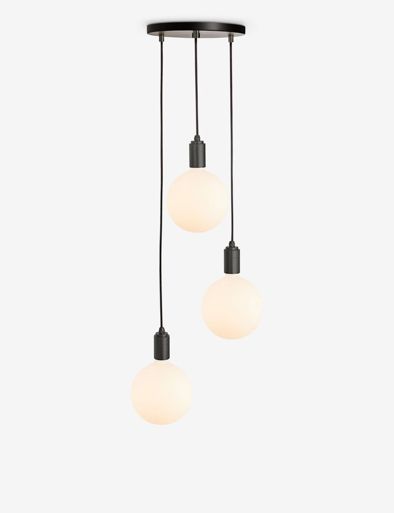 Triple Pendant Light With Sphere IV By Tala 1 Triple Pendant Light With Sphere IV By Tala