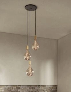 Triple Pendant Light With Voronoi II By Tala -MIUBOW Furniture Shop CP BLK SET TRI OP 02 8 1