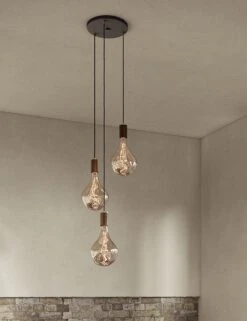 Triple Pendant Light With Voronoi II By Tala -MIUBOW Furniture Shop CP BLK SET TRI WP 02 8 1