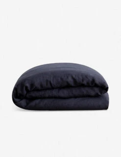 European Flax Linen Duvet Cover By Cultiver -MIUBOW Furniture Shop CULTIVER Linen Duvet Cover Navy