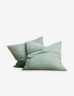 European Flax Linen Euro Pillowcases (Set Of 2) By Cultiver -MIUBOW Furniture Shop CULTIVER Sage Euros 3c7be7c1 56a3 4e70 a5bf 74aa85ebf64a