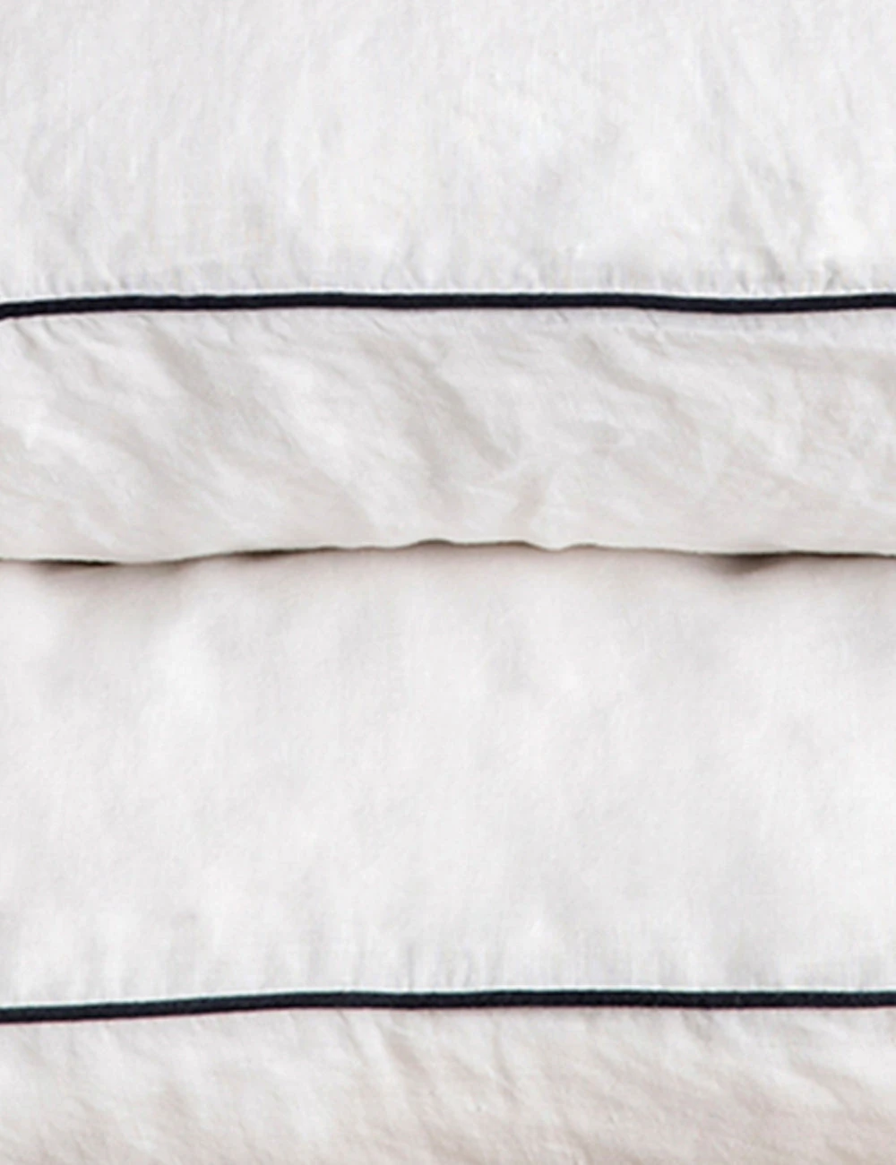 European Flax Piped Linen Pillowcases (set Of 2) By Cultiver 5 European Flax Piped Linen Pillowcases (set Of 2) By Cultiver - Image 5